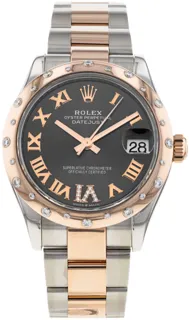 Rolex Datejust 278341RBR Rose gold and Stainless steel Gray