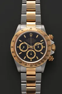 Rolex Daytona 116523 39mm Stainless steel and 18k yellow gold Black