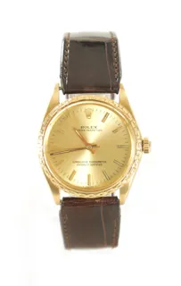 Rolex Oyster Perpetual 38mm 18ct Gold Golden