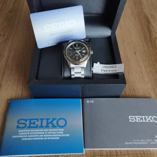 Seiko Presage SRPG07J1 40.8mm Stainless steel noir