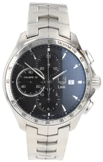 TAG Heuer Link CAT2010 43mm Stainless steel Black