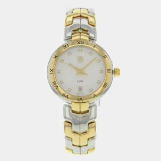 TAG Heuer Link 34mm Stainless steel and 18k yellow gold Silver