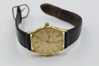 Tissot Stylist 31mm 18k yellow gold Champagne