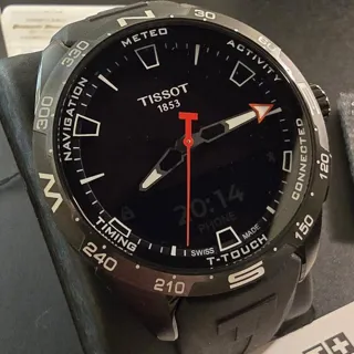 Tissot Touch T121.420.47.051.03 47.5mm Titanium and PVD Black