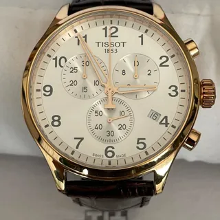 Tissot XL T116.617.36.037.00 45mm Rose gold Silver