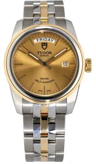 Tudor Glamour Date-Day 56003 39mm Champagne