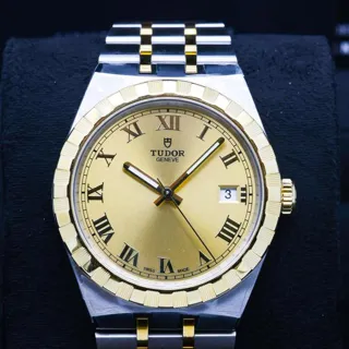 Tudor Royal 28503-0002 38mm Yellow gold and Stainless steel Silver