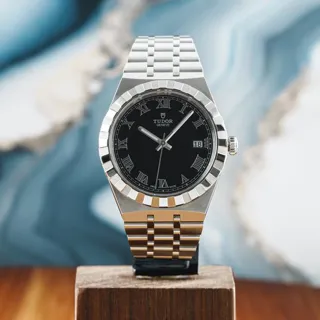 Tudor Royal M28500-0003 38mm Stainless steel Black