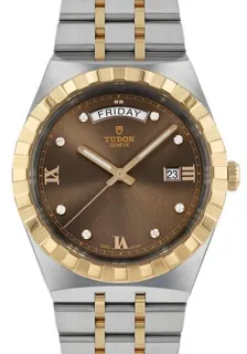 Tudor Royal M28603-0008 41mm Stainless steel Brown