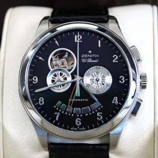 Zenith El Primero 03.0520.4021 44mm Stainless steel Black