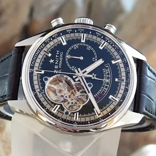 Zenith El Primero Chronomaster 42mm Stainless steel Black