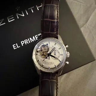 Zenith El Primero Chronomaster 03.2080.4023/01.C494 42mm Stainless steel White