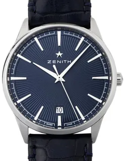 Zenith Elite 03.3100.670/02.C922 40.5mm Stainless steel Blue