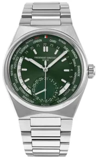 Frédérique Constant Manufacture Worldtimer FC-718GR4NH6B-IT 41mm Stainless steel Green