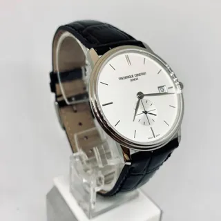 Frédérique Constant Slimline Gents FC-245S4S6 37mm Stainless steel White