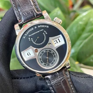 A. Lange & Söhne Lange Zeitwerk 140.029 42mm White gold Black