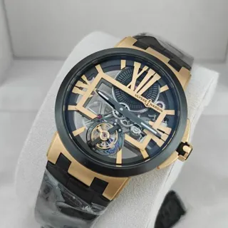 Ulysse Nardin Executive 1712-139 45mm Rose gold Skeletonized