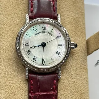 Breguet Classique 8068BB 30mm White gold White