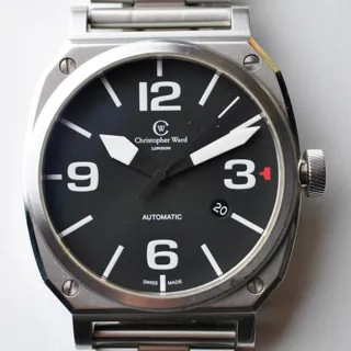 Christopher Ward C11 AUTO SKT 42mm Stainless steel Black