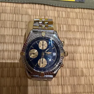 Breitling Chronomat B13048 40mm Yellow gold and Stainless steel Blue