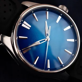 H. Moser & Cie. 3200-1217 40mm Stainless steel Blue