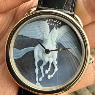 Hermès Arceau 40MM.AR8.A790 40mm White gold