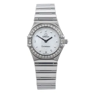 Omega Constellation Quartz 1465.71.00 22.5mm Stainless steel White