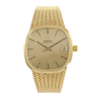 Omega 31mm 18k yellow gold Golden