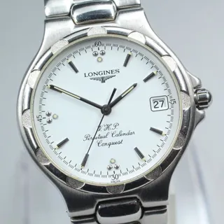 Longines Conquest L1.627.4 35mm Stainless steel White