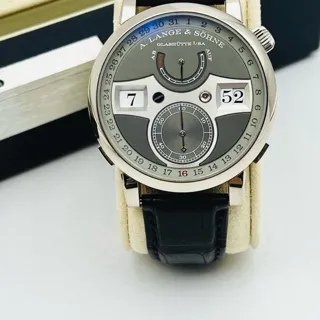 A. Lange & Söhne Zeitwerk 148.038 44mm White gold Gray