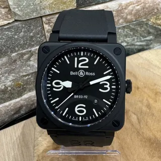 Bell & Ross BR 03 BR03-92-CBL 42mm Ceramic Black