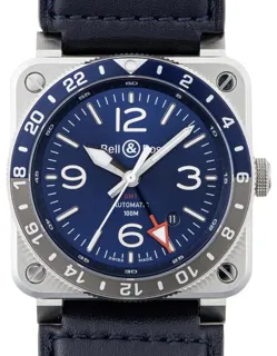 Bell & Ross BR 03 BR0393-BLU-ST 42mm Stainless steel Blue