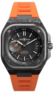 Bell & Ross BR-X5 Carbon Orange Limited Edition BRX5R-BO-TC/SRB Carbon fiber Black