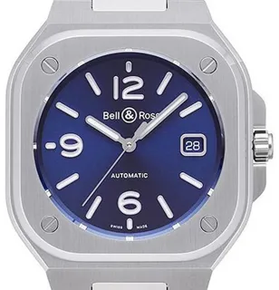 Bell & Ross Instruments BR05A-BLU-ST/SST 40mm Stainless steel Blue