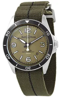 Bell & Ross Vintage BRV292-MKA-ST/SF Stainless steel Green