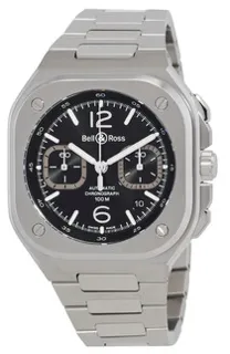 Bell & Ross BR 05 Chronograph BR05C-BLC-ST/SST 42mm Stainless steel Black Sunray