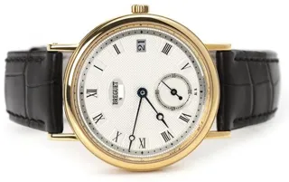 Breguet Classique 5920ba/15/984 34.5mm Yellow gold Silver