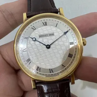 Breguet Classique 5967ba/11/9w6 41mm Yellow gold Silver