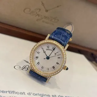 Breguet Classique 8068BA/52/964.DD00 30mm Yellow gold White