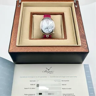 Breguet Reine de Naples 8967ST/G1/986 35.5mm Stainless steel White