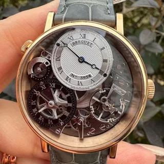 Breguet Tradition 7067BR/G1/9W6 40mm Rose gold Silver and Gray