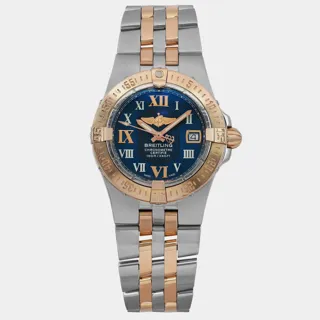 Breitling Starliner Stainless steel and 18k rose gold Blue