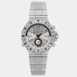 Bulgari Diagono GMT 40mm Stainless steel Silver