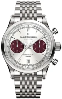 Carl F. Bucherer Manero Flyback 00.10927.08.13.24 40mm Stainless steel Silver