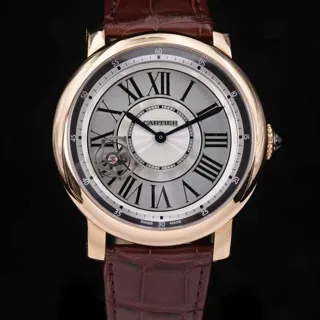 Cartier Rotonde de Cartier W1556205 Rose gold Silver