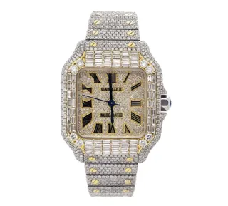 Cartier Santos BD3116 Stainless steel and 18k yellow gold