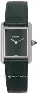 Cartier Tank Must WSTA0056 Stainless steel green