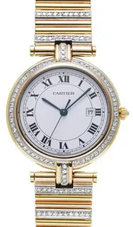 Cartier Trinity 31mm Yellow gold White