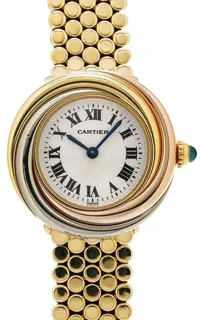 Cartier Trinity WG200541 27mm Yellow gold and Stainless steel Silver