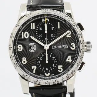 Eberhard & Co. Tazio Nuvolari 31075 CPC 41mm Stainless steel Black